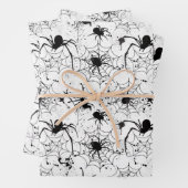 Spiderweb Pattern Halloween  Inpakpapier Vel (In situ)