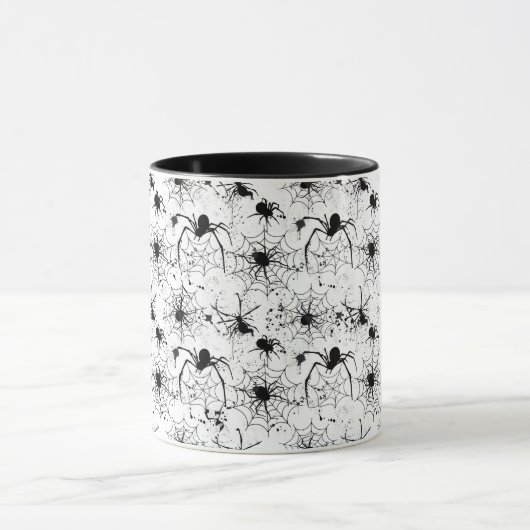 Spiderweb Pattern Halloween  Mok (Midden)