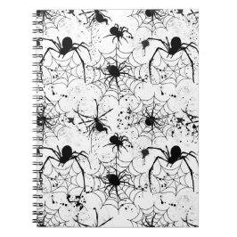 Spiderweb Pattern Halloween  Notitieboek