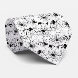 Spiderweb Pattern Halloween  Stropdas