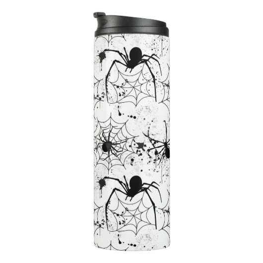 Spiderweb Pattern Halloween  Thermosbeker (Geroteerd rechts)