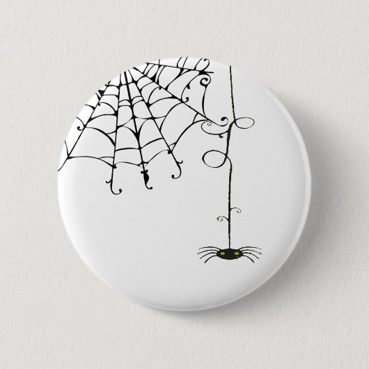  spiderweb ronde button 5,7 cm (Voorkant)