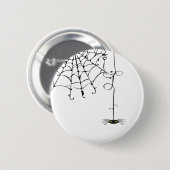  spiderweb ronde button 5,7 cm (Voorkant /achterkant)