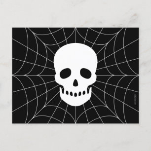 Spiderweb Skull Briefkaart