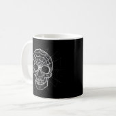 Spiderweb Skull Koffiemok (Voorkant links)