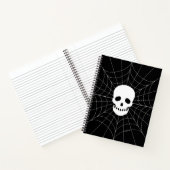 Spiderweb Skull Notitieboek (Binnen)