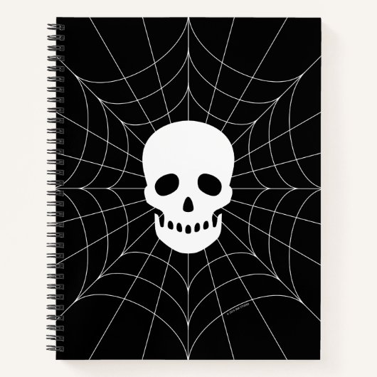 Spiderweb Skull Notitieboek (Voorkant)