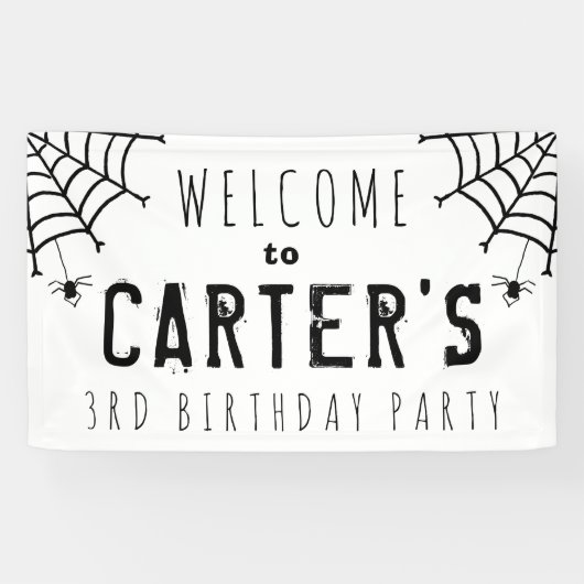 Spiderweb Spandoek (Horizontaal)