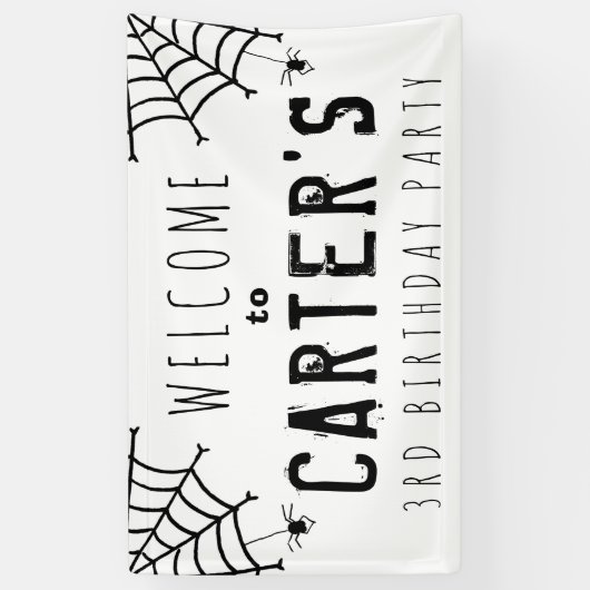 Spiderweb Spandoek (Verticaal)