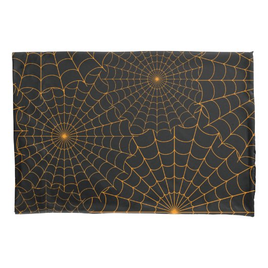 Spiderwebs Halloween Pillow Hoesje Kussensloop (Voorkant)