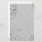 Spiderwebs Halloween Spiders Briefpapier (Voorkant / Achterkant)