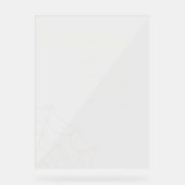 Spiderwebs Mariage gothique Bienvenue (Recto)