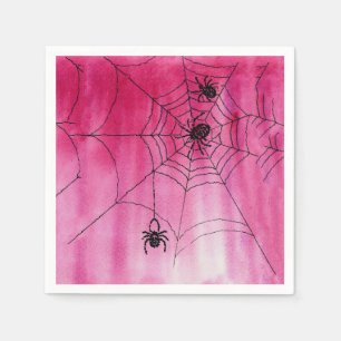 Spidery Web design op Paper Napkins Servet