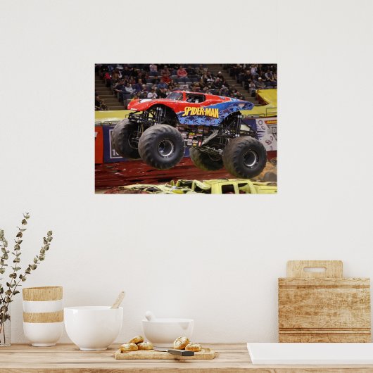 Spidey Monster Truck Print (Keuken)