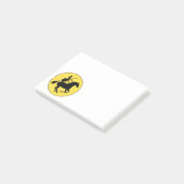 SPIDO PONA Spider op een Pony Noun Gebruik Post-it® Notes (Schuin)