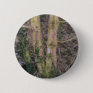 Spiegel bomen badge ronde button 5,7 cm