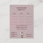 Spiegelen op de muur - Visitekaartje (Achterkant)