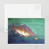 Spiegelkarper Briefkaart (Voorkant / Achterkant)