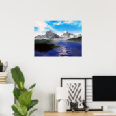 spiegelmeer poster (Thuiskantoor)