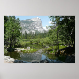 Spiegelmeer uitzicht in Yosemite National Park Poster