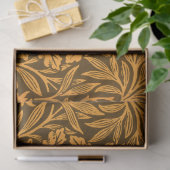 Spiegels Eikels en eikenbladeren & Bloempatroon Tissuepapier (Geschenk)