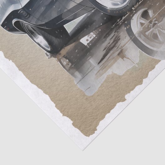 Spier auto decoupage tissuepapier (Detail)