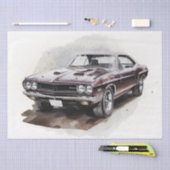 Spier auto decoupage tissuepapier (Craft)