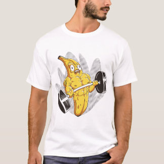 Spier Banaan – Grappige Cartoon Lichaamgebouwde Ba T-shirt
