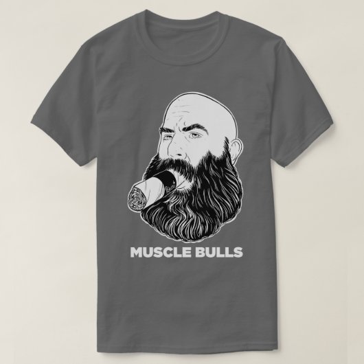 Spier Bull BampW T-shirt (Design voorkant)