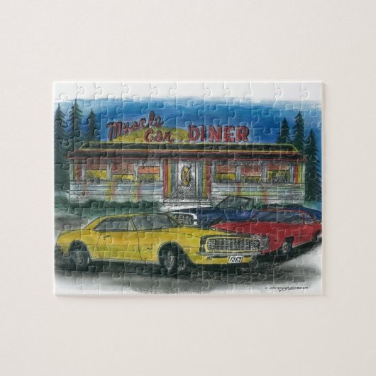 Spier Car Diner puzzel Legpuzzel (Horizontaal)