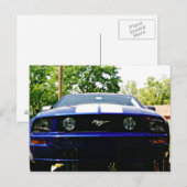 Spier- en urinewegauto - Schudblauw Briefkaart (Voorkant / Achterkant)