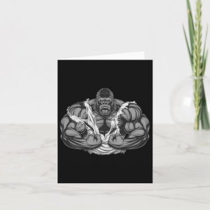 Spier Gorilla Fitness Workout Gym voor Liefdeslich Kaart