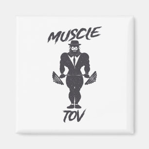 Spier Tov Gewichtheffen Bodybuilding Joods Rabbi Magneet