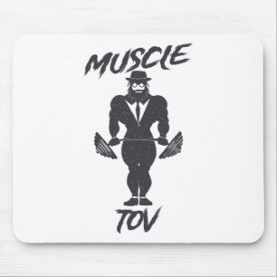 Spier Tov Gewichtheffen Bodybuilding Joodse Rabbij Muismat