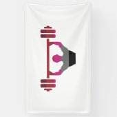 Spier trots spandoek (Verticaal)