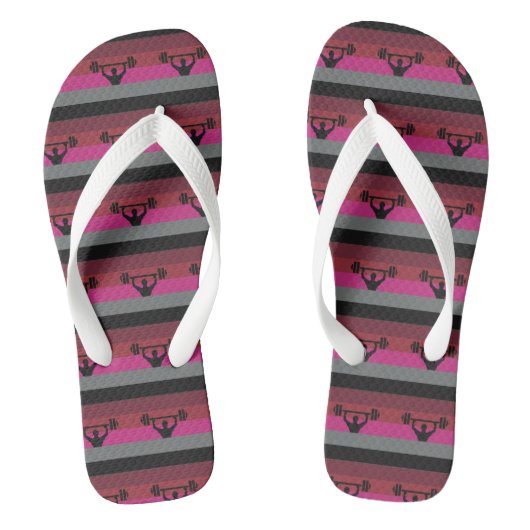 Spier trots teenslippers (Voetbed)