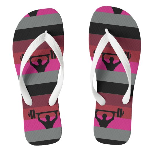 Spier trots teenslippers (Voetbed)