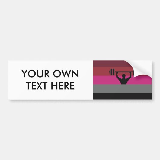 SPIER TROTS VLAG BUMPERSTICKER (Voorkant)