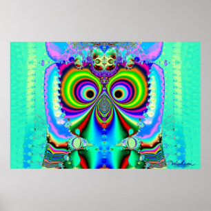 Spier voor het malen van kippen 3 poster