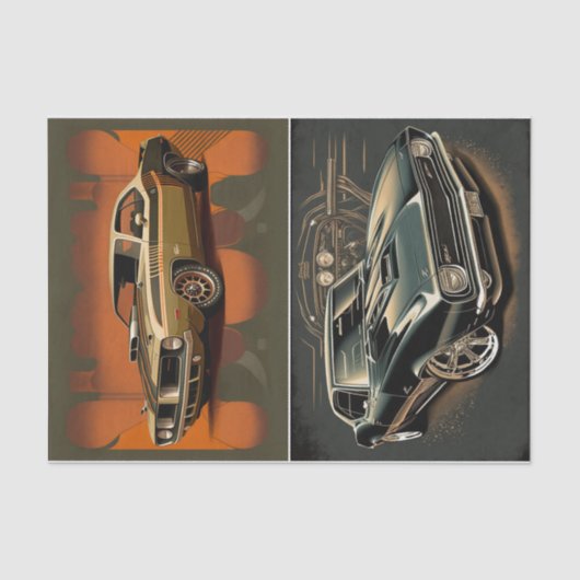 Spierauto's Tissuepapier (Voorkant)