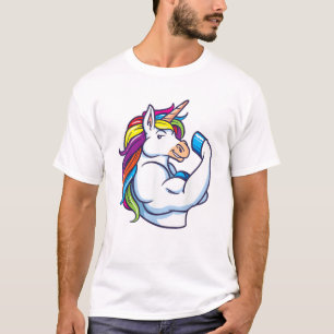 Spierballen Eenhoorn - Grappige Magische Fitness B T-shirt