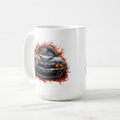 Spierballenauto Koffiemok (Voorkant links)