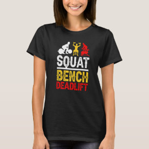 Spierbank Dadlift Gym Outfit Gym Deadlift Gym Dead T-shirt