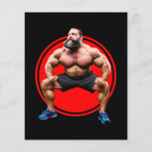 Spierbundel met baard flyer (Achterkant)
