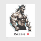 Spieren Gym/kruissteek Sticker (Vel)