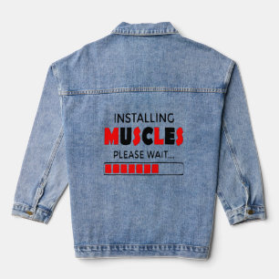 Spieren installeren denim jacket
