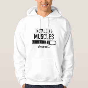 Spieren installeren hoodie