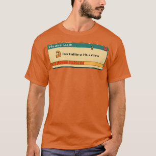 Spieren installeren Wacht alsjeblieft op Funny Ret T-shirt