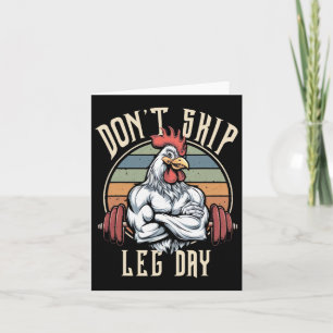 Spieren Kip Grappige Gym Workout Legs Niet Skip L Kaart