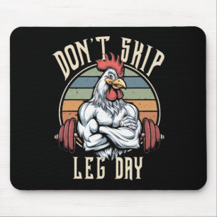 Spieren Kip Grappige Gym Workout Legs Niet Skip L Muismat